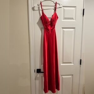Red Strappy Dress
